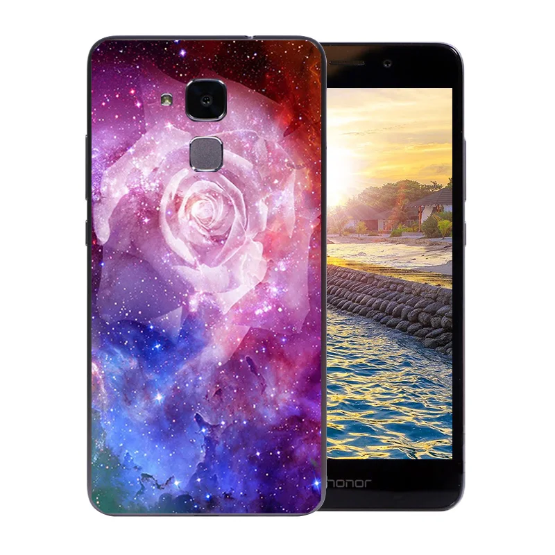 5 2-дюймовый чехол для телефона Huawei Honor 5C прозрачный мягкий силиконовый 7 Lite GT3 с