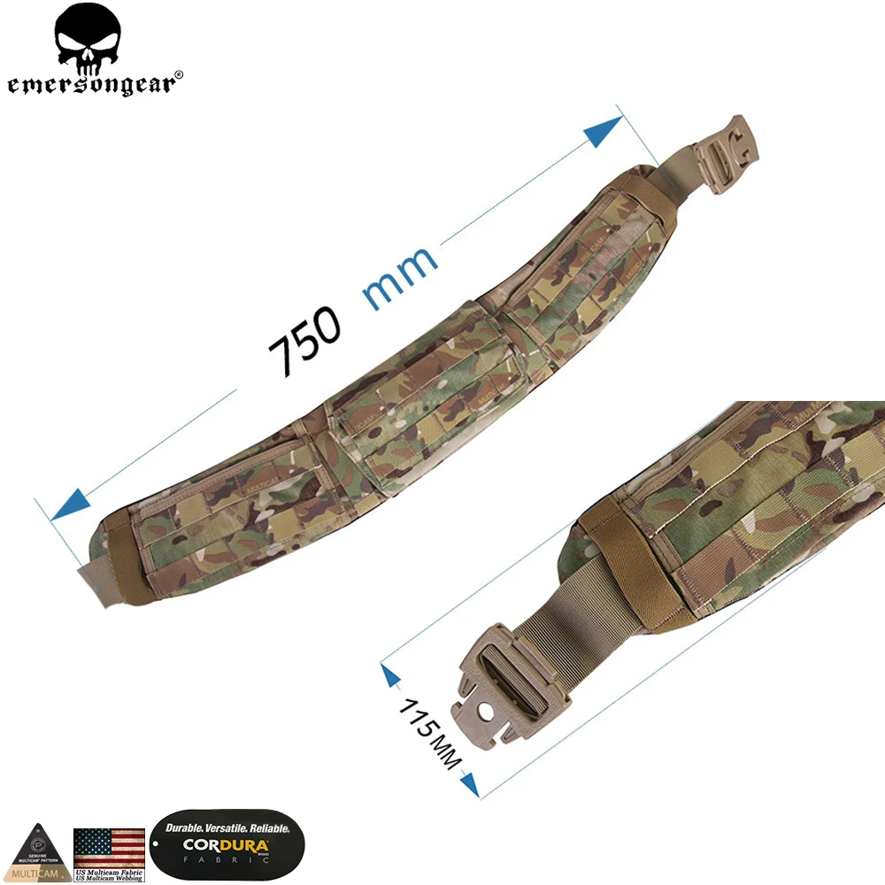 Фото Ремень EMERSONGEAR CP Style AVS с низким профилем, черный, Эмерсон охотничий, EM9295 №5
