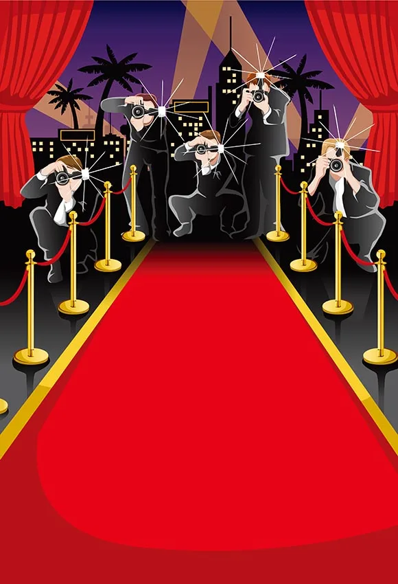 

Hollywood VIP Red Carpet Celebrity Photo Background Photography Backdrop Quality Vinyl