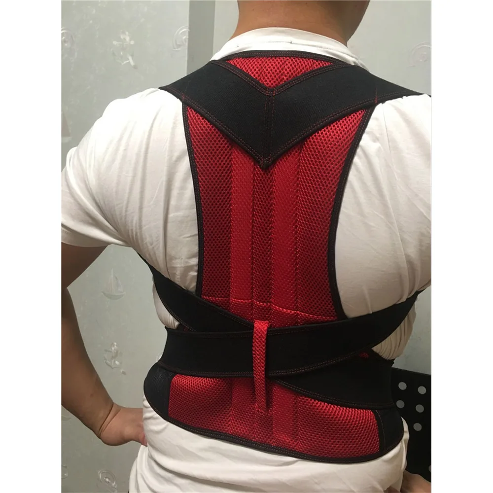 

Unisex Posture Corrector back belt Adjustable posture trainer Lumbar Support Brace back shoulder belt Relief Upper back pain