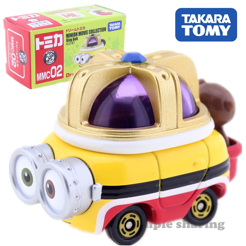 Takara tomy Dream Tomica Minion Фильм аниме фигурка король Боб MMC 02 Горячая поп детская игрушка