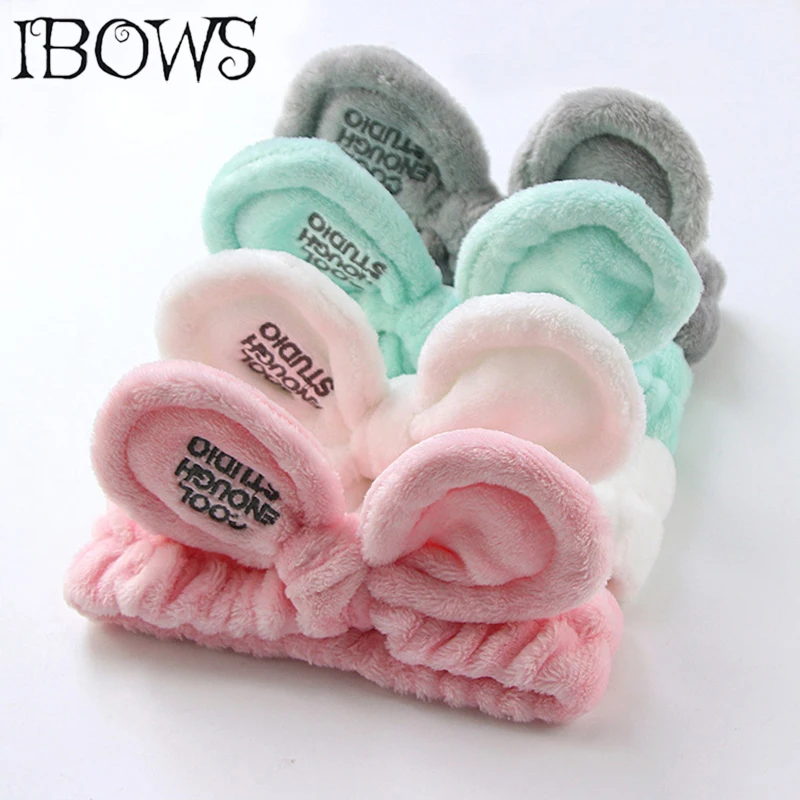 Эластичная повязка для волос с большими ушами женщин удобная мытья лица девочек