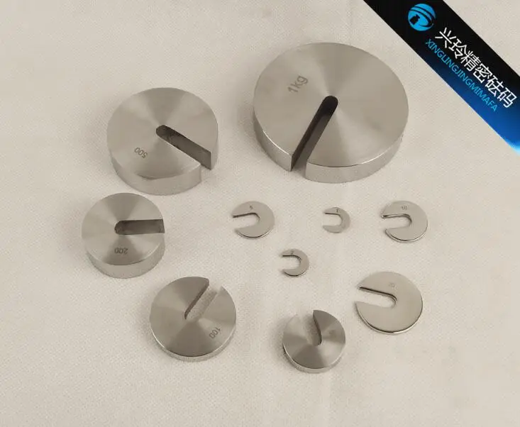 

M1 Grade 19 pcs 100mg-2kg Stainless Steel Digital Scale Type C calibration Weights set With Calibration check , precision Packe
