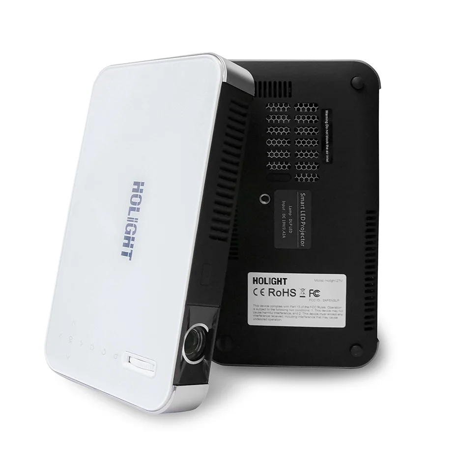 Holight 27M XGIMI Z3 Full HD портативный DLP Мини проектор 3D проектор LED tv проектор Встроенный аккумулятор wifi Android 4,4 Bluetooth - Цвет: Holight white