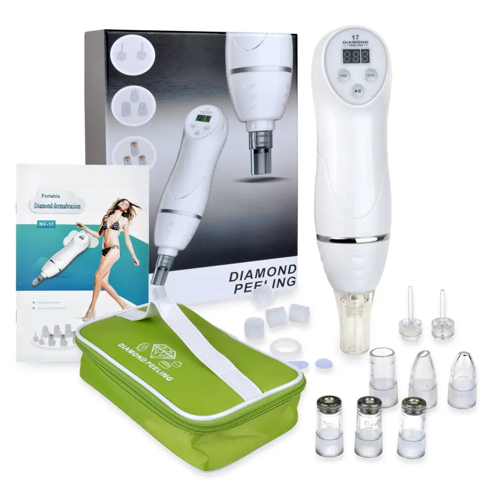 

Portable Diamond Microdermabrasion Peeling Machine Microdermabrasion Device Skin Care and Beauty Anti-aging Skin Peeling Device