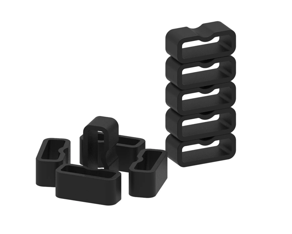 XBERSTAR 10 шт. сменный силиконовый ремень безопасности Пряжка для Garmin Vivosmart HR Plus/+