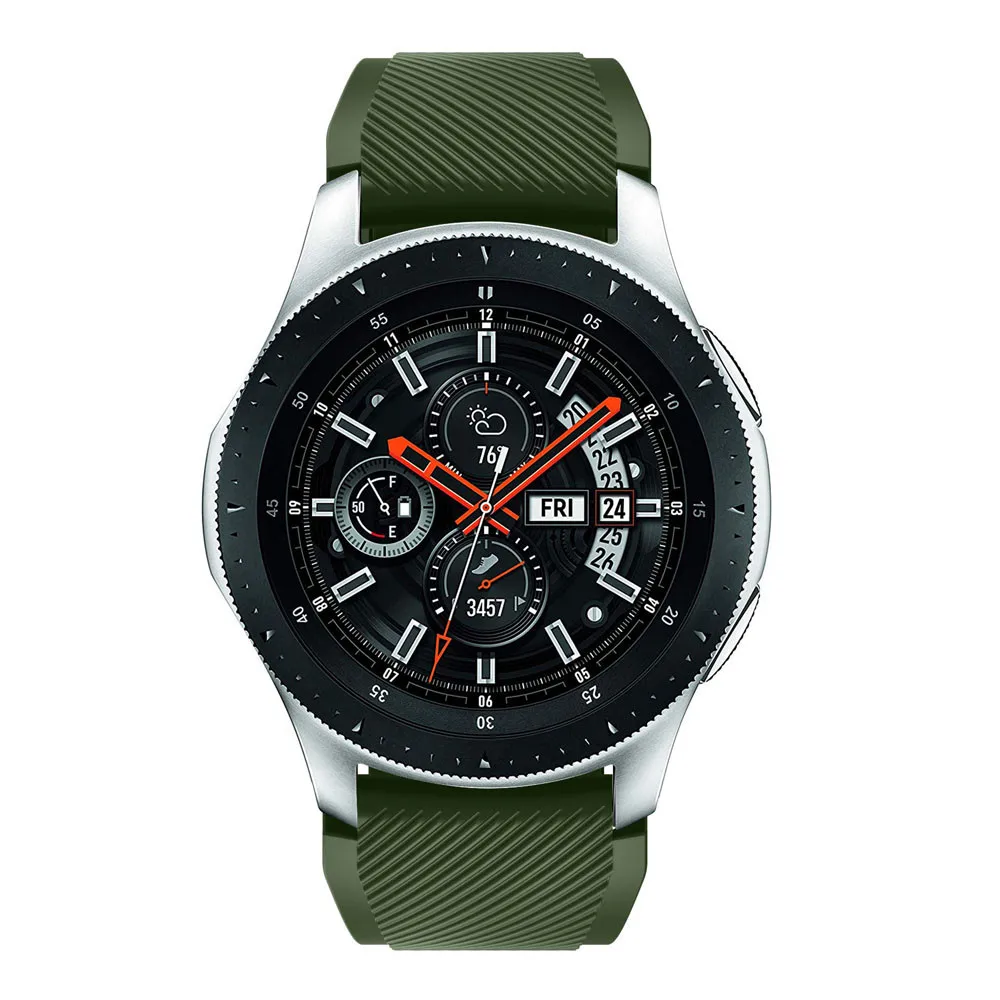 Ремешок сменный из мягкого силикона для Samsung Galaxy Watch 46 мм 2019 | Электроника