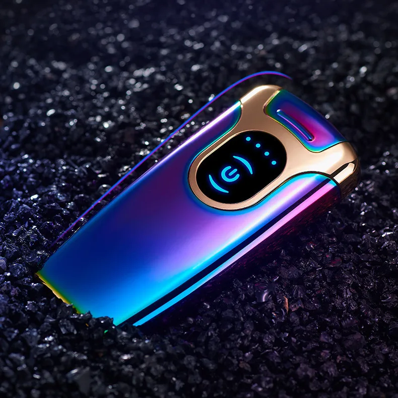 Arc электронная USB электрическая сигарета электрическая зажигалка с функцией отпечатка пальцев для бойфренда отца день рождения свадебный подарок зажигалки