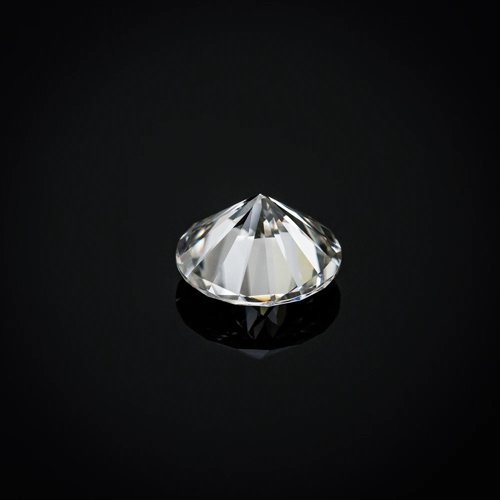 NiceGems Муассанит 3CTW круглые блестящие Сердца и стрелы вырезать цвет меньше 9 мм F