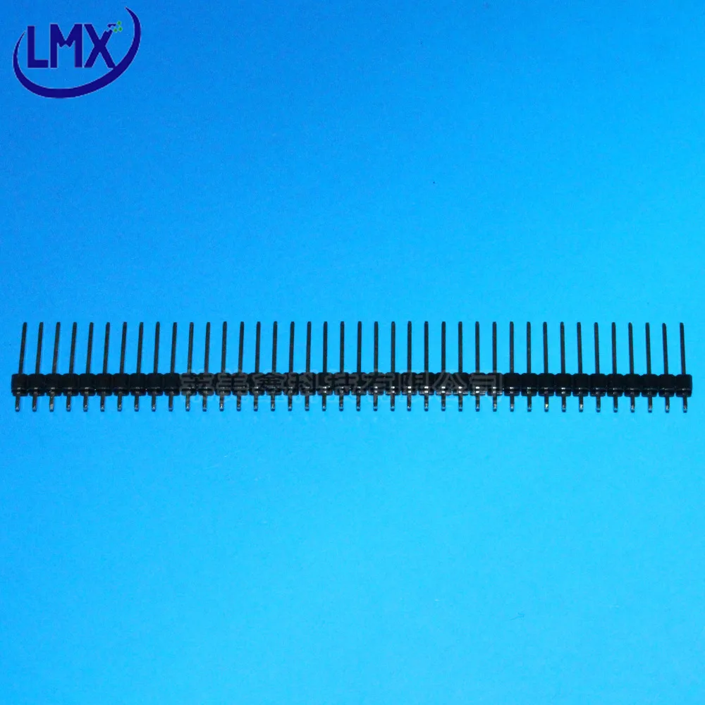 1x40p 40pin 2 54 мм Шаг H = 14 Однорядная игла прямой штырьковый штырь Высокое качество