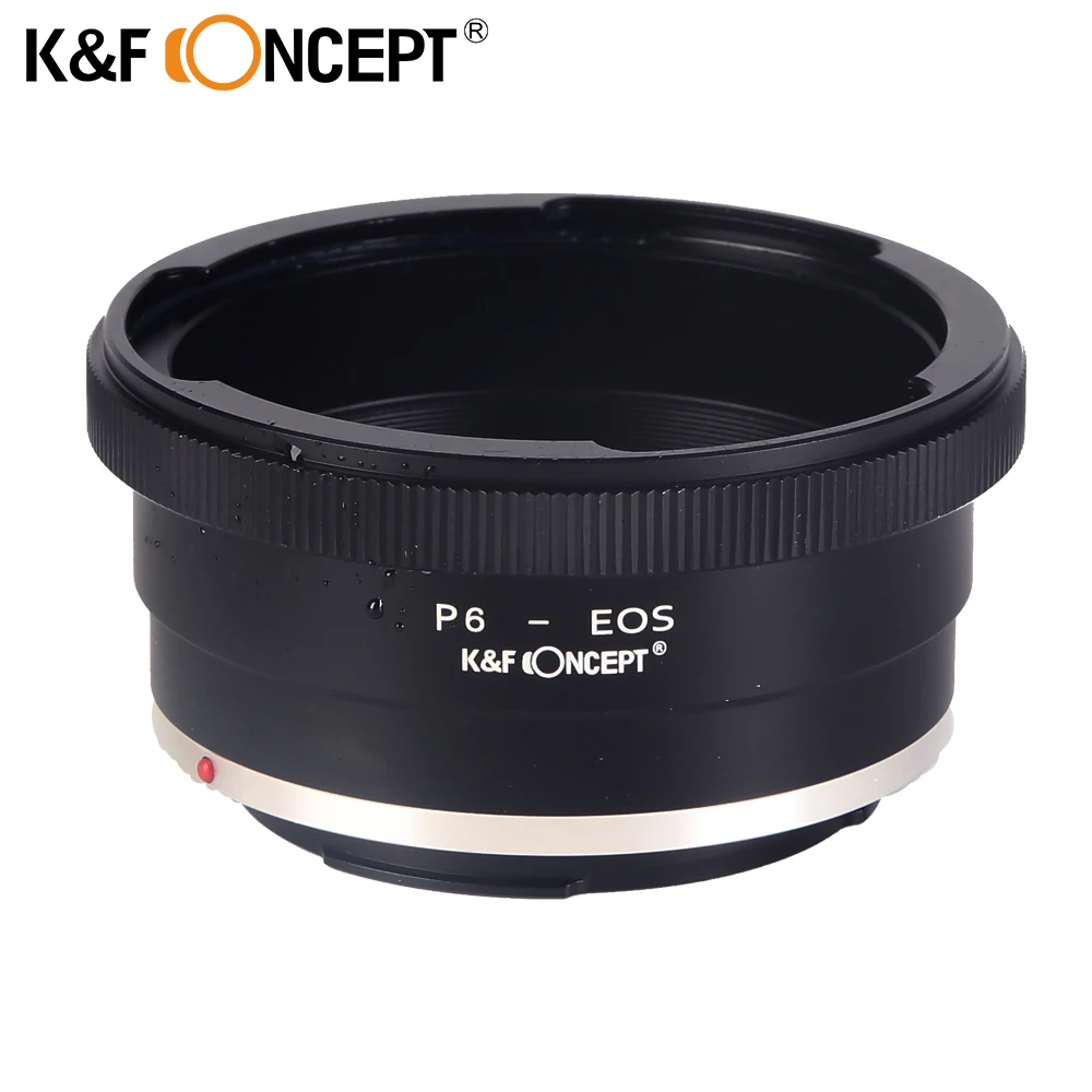 K & F CONCEPT кольцо адаптер для объектива Pentacon 6 Kiev 60 подходит Canon EOS камеры EF крепления