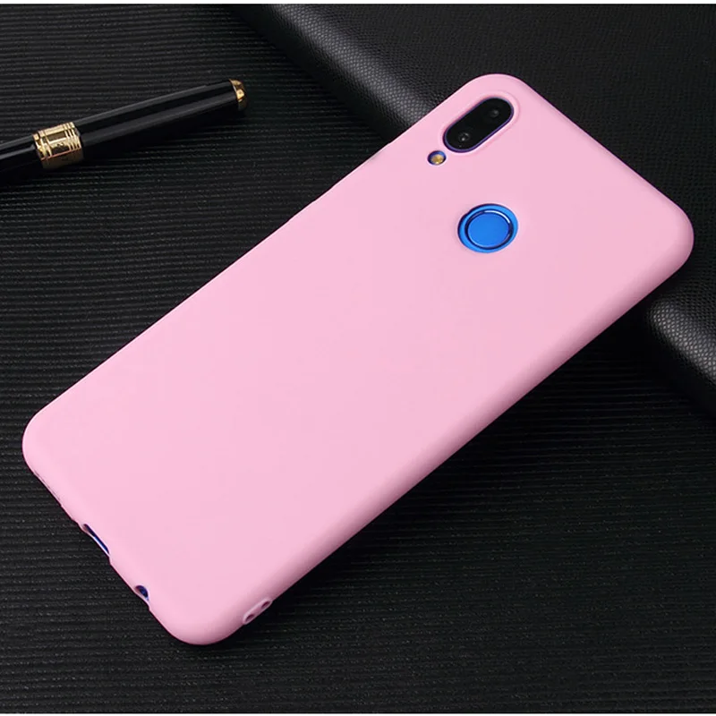 Чехол для Huawei P30 Pro P20 Lite Honor 8X Max Note 10 задняя крышка Ультратонкий Мягкий карамельный
