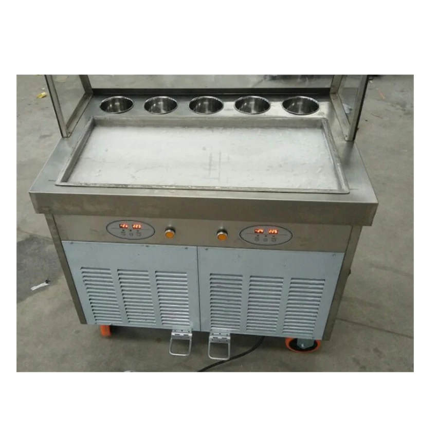 Машина для изготовления больших сковородок жарки мороженого машина катания на