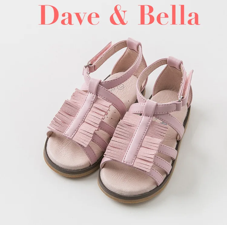 Dave Bella/летние сандалии для девочек новорожденным сандалии для девочек принцессы обувь DB10259