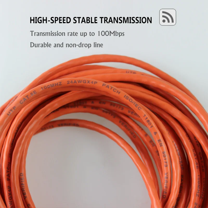 7 5 м 24.5FT UTP CAT5E кабель 24AWG * 4 P RJ45 литья пластмасс под давлением 8P8C 100 МГц джемпер