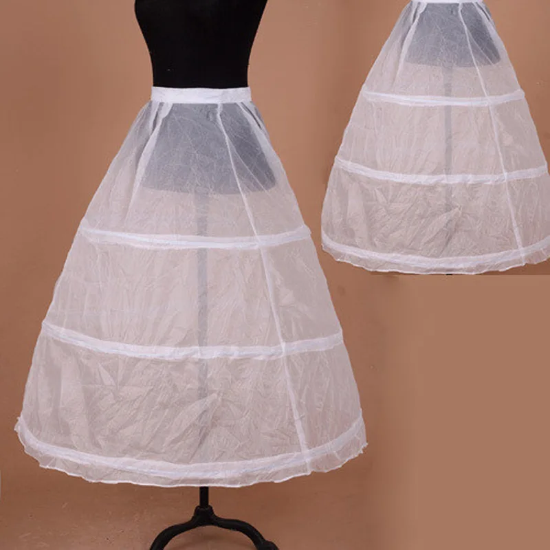In Stock 3 Hoops Petticoats for wedding dress Wedding Accessories Free Shipping Crinoline Cheap Underskirt For Ball Gown | Свадьбы и
