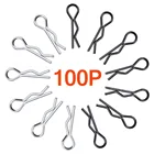 Зажимы для кузова RC, 100 шт.лот, штифты для 1:18 WLtoys A949 A959 A969 A979 K929, замена внедорожника, багги, грузовика