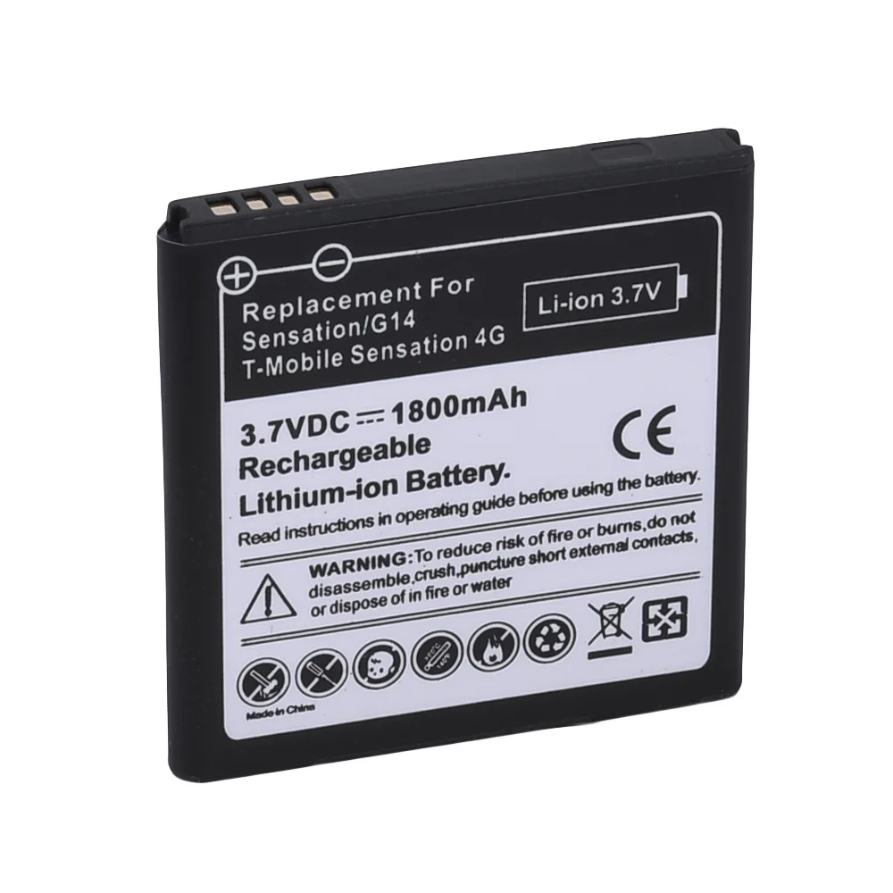 Сменный аккумулятор GTF BG86100 1800 мАч для HTC EVO 3D Sensation G17 Z710e аккумуляторные батареи XE 4G