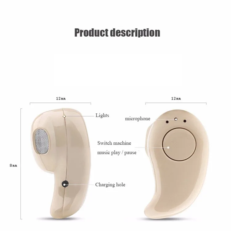IBESI Мини Bluetooth наушники, беспроводная гарнитура, наушники, беспроводные наушники с микрофоном для iPhone