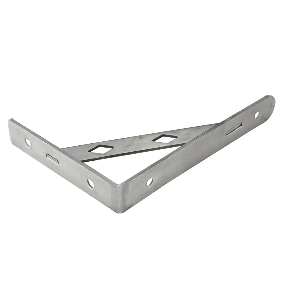 8 Inch 200x130mm Stainless Steel Triangle Shelf Bracket 20mm Width 8&quot Removable Support Furniture Brackets | Обустройство дома