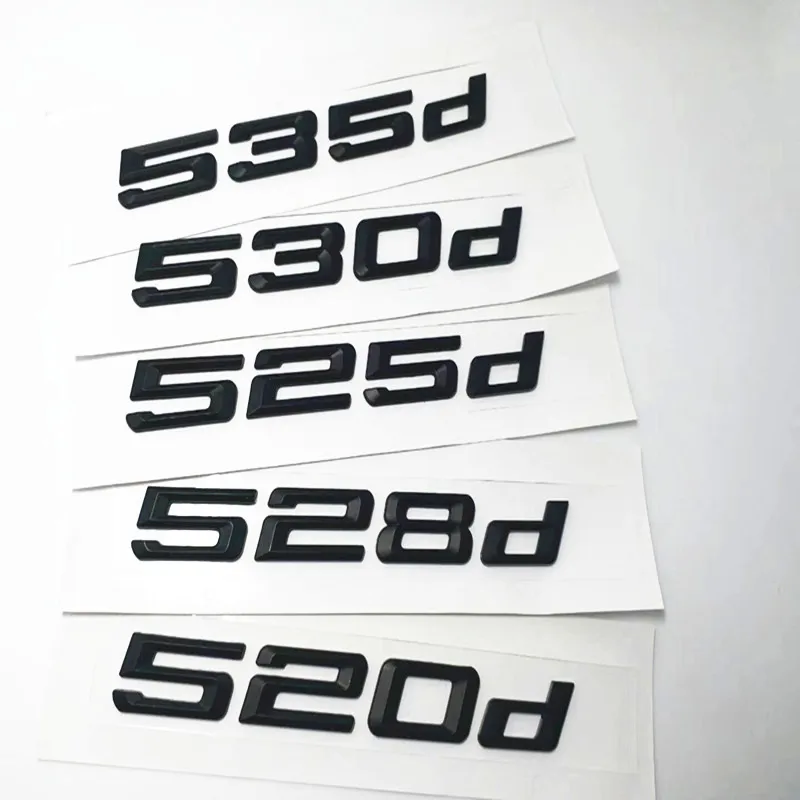 3d черный 1 шт. 3D Номер 530d 535d 528d 525d 520d эмблема АБС значки наклейки для автомобиля BMW