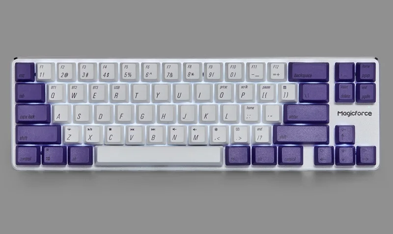 Magicforce Smart 2 Bluetooth 4,0 Беспроводная/USB Проводная Двухрежимная 68 клавишная механическая клавиатура PBT Keycap подключение нескольких устройств