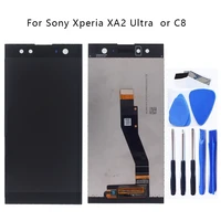 aaa 6 0for sony xperia xa2 super lcd display digitizer kit for sony xperia c8 h4233 h4213 h3213 display lcd parts free tools