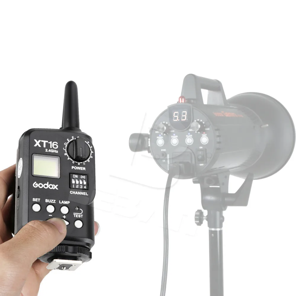 Беспроводной передатчик Godox XT16 2 4G для студийная вспышка (Только передатчик)|wireless