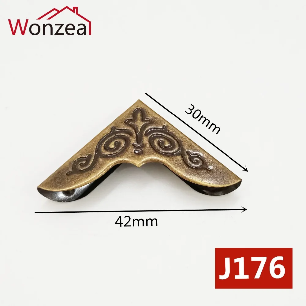 

50pcs Corner Protector Book Scrapbook Metal Album Corner For Antique Brass Jewelry Book Corner Protector Protector Cover