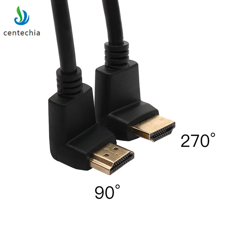 Кабель HDMI Centechia угол 270 градусов/90 градусов 1 м 8 2 3 5 1080P 3D для ТВ ПК