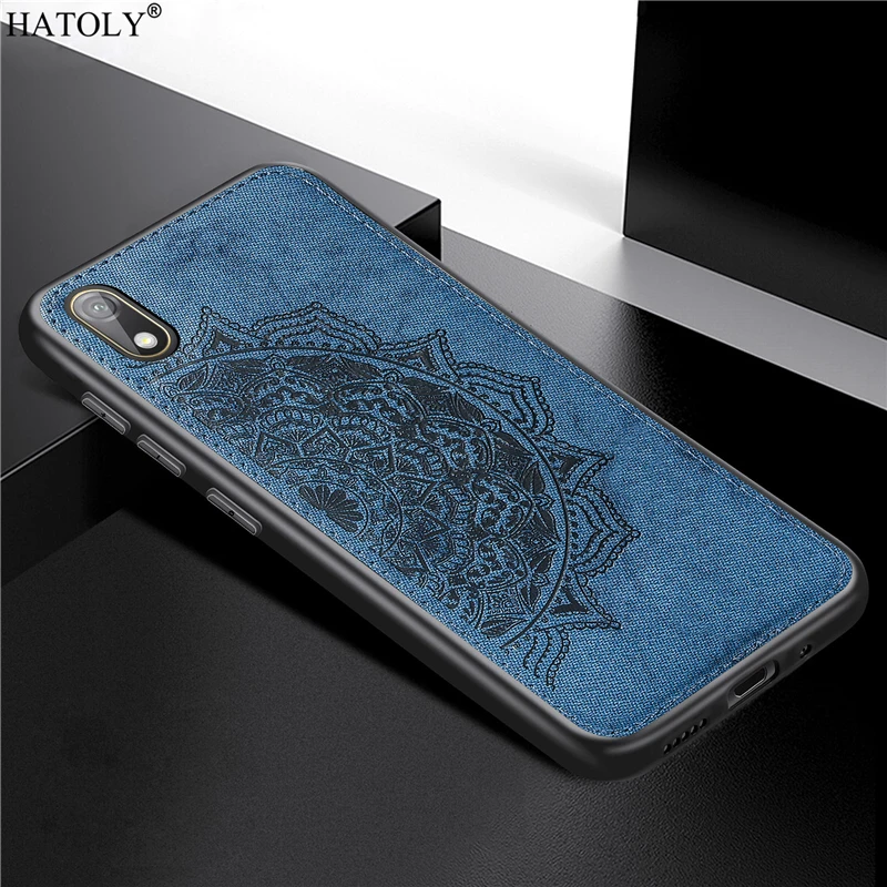 

For Cover Huawei Y5 2019 Case 3D Printed Pattern Phone Case For Huawei Y5 2019 TPU Frame Cloth Fabric Cover for Huawei Y5 2019