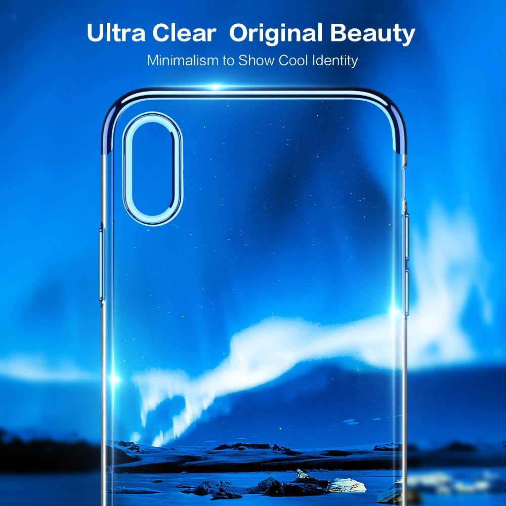 чехол на айфон 7 Роскошный прозрачный для iPhone XS MAX X XR 6S мягкие силиконовые чехлы 8 6