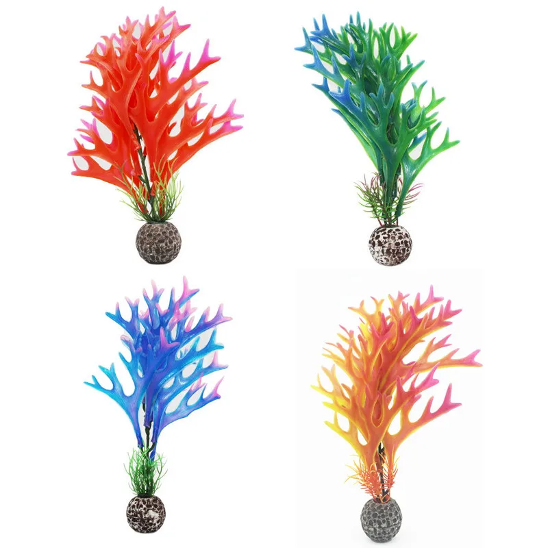 1 шт. декоративное растение для аквариума 21 см|aquarium decoration|decoration aquariumfish tank plants |