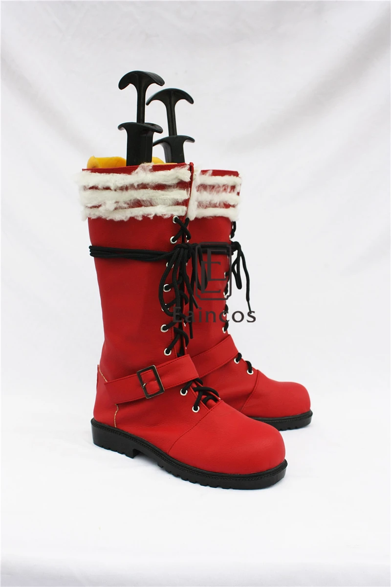 Аниме Ao no Exorcist Okumura Rin Cosplay вечерние туфли красные сапоги на заказ|shoes boot for men|shoe boots