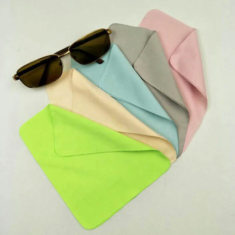 20 шт./лот высокое качество очищающая ткань из микрофибры для чистки очков