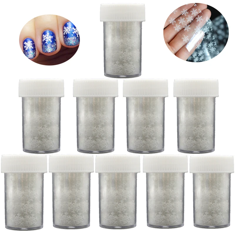 10 шт. Корея ногтей Nail Книги по искусству передачи Стикеры Трафареты