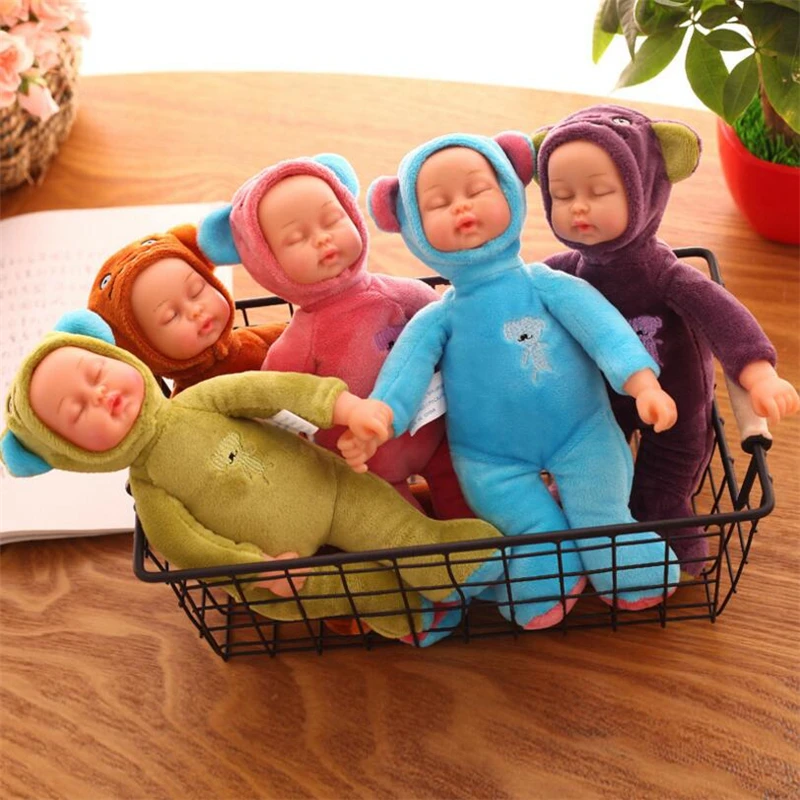 [Sgdoll] 26 см/10 &quotМини Симпатичные Реалистичного Reborn Куклы плюшевые и винил ручной