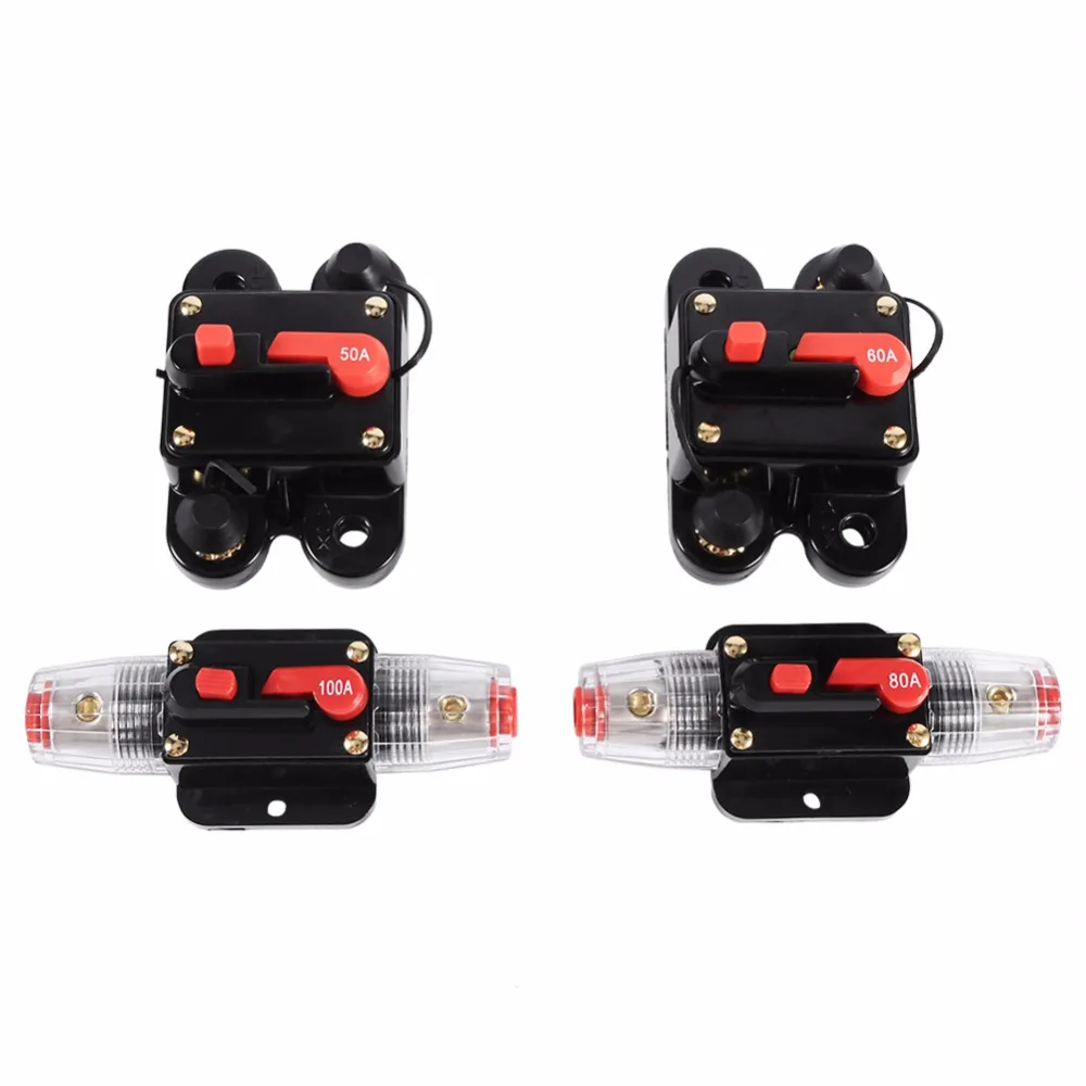 Прерыватель цепи 50 АМПЕР-100 Ампер сброс предохранителя автомобильный лодочный