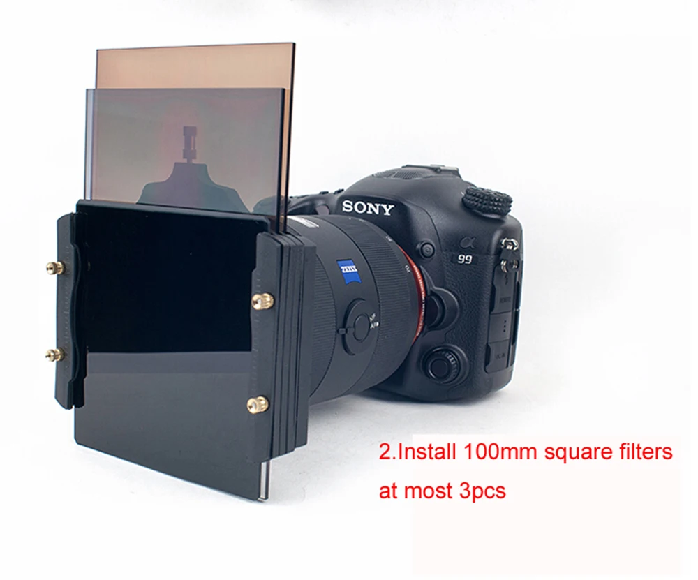 77 мм металлическое кольцо адаптера + 100 квадратный держатель фильтра поддержка