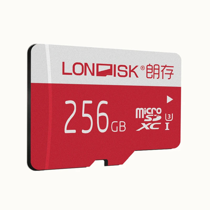 LONDISK 256 ГБ Micro SD карты UHS-I(U1)/UHS-I(U3)/Class 10(C10) microSDXC карта памяти с адаптером SD