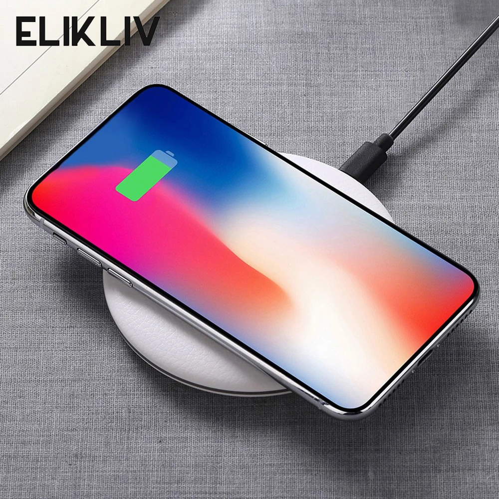 Qi Wireless Charger Fast For iPhone 8 Plus X Charging Pad 5V 2A Samsung S8 Note QC Wirless for Phone | Мобильные телефоны и