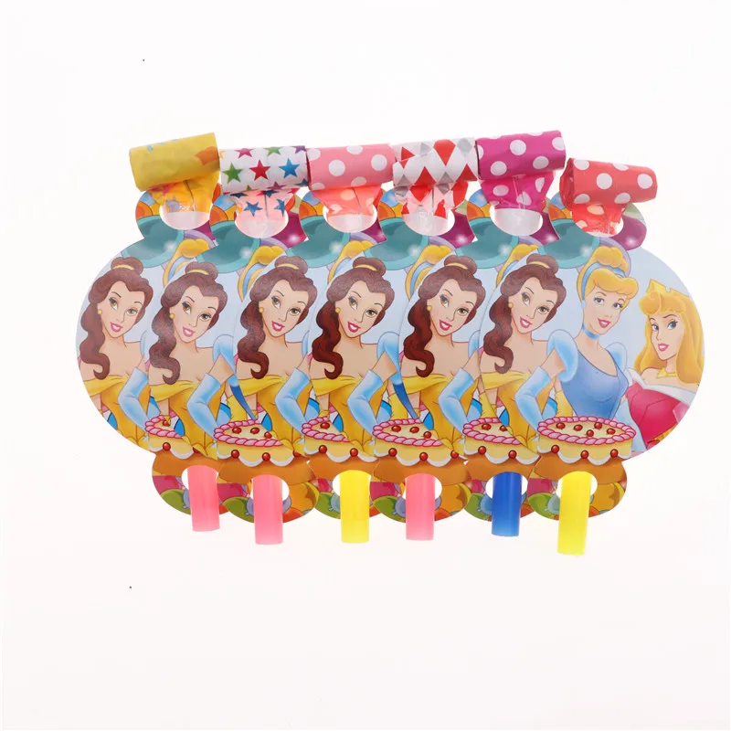 New Princess Birthday Party Decorations Kids Disposable Tableware Set Napkin Paper Plate Cup Gift Bag Baby Shower Supplies | Дом и сад