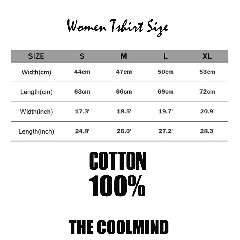 COOLMIND 100% Хлопковая женская футболка с коротким рукавом и принтом скорпиона