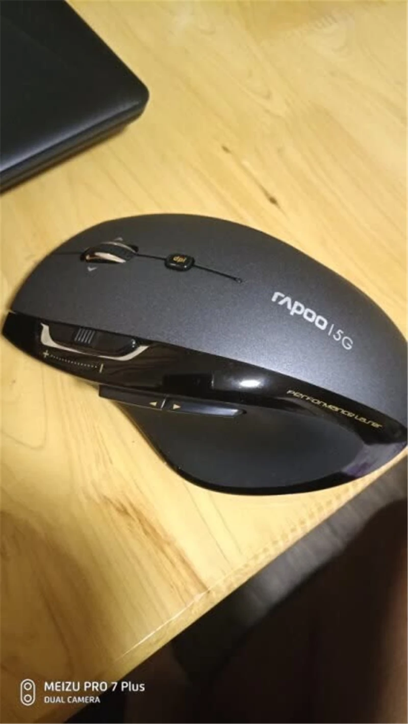 Оригинальная Беспроводная игровая мышь Rapoo 7800 P, 5 ГГц, высокоскоростная лазерная мышь, 1600 dpi, регулируемая для ноутбуков и настольных компьютеров, большая рука