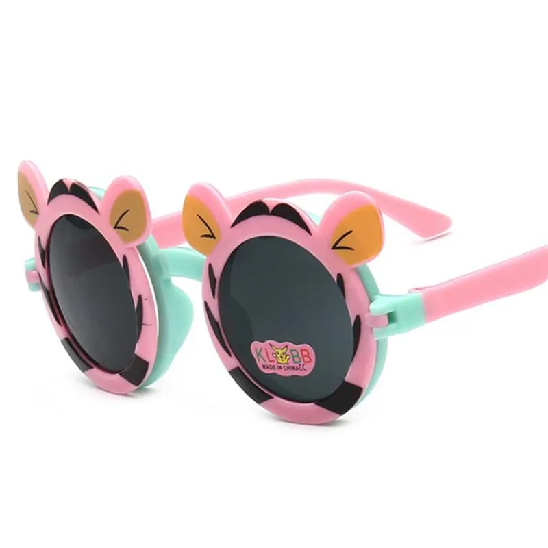 MAYHAP Eyeglass fashion kid round sun glasses Novel Worm design cute Spectacles frame children boys girls Mirror flip sunglasses |