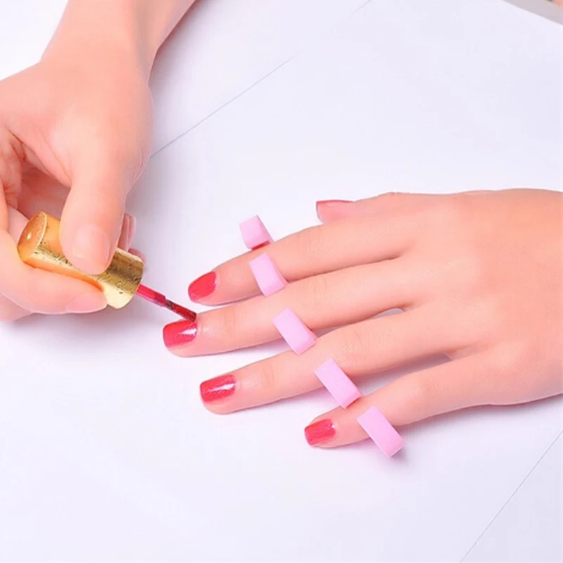 20 шт. мягкий Поролоновый разделитель для пальцев ног инструменты дизайна ногтей