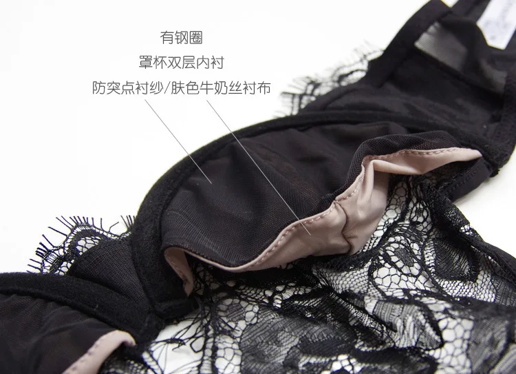 Европейский Лидер продаж сексуальный кружевной бюстгальтер с вышивкой комплект