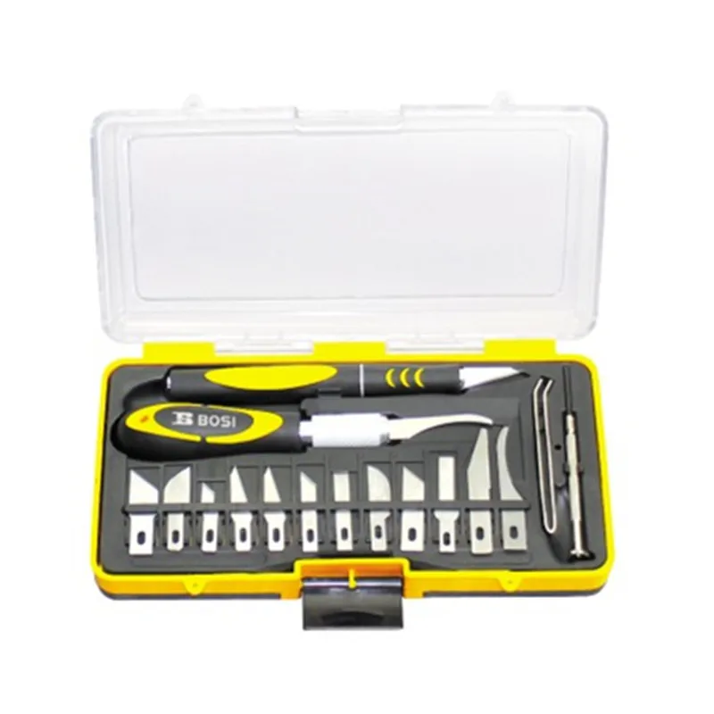 

Professional 16pcs/set flying deer wood chisel woodworking carving knife DIY Scrapbooking Crafts Carving Tools