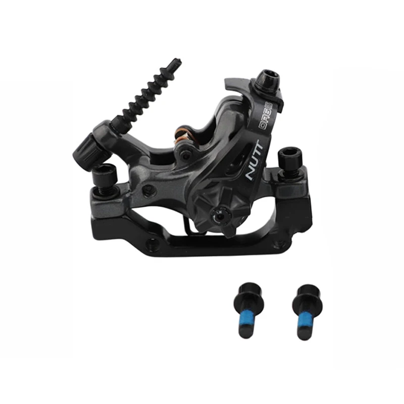 Rear brake NUTT MTB механические дисковые тормоза алюминиевые две стороны Тормозная сила горный велосипед тормозной велосипед набор тормозов - Цвет: Rear brake