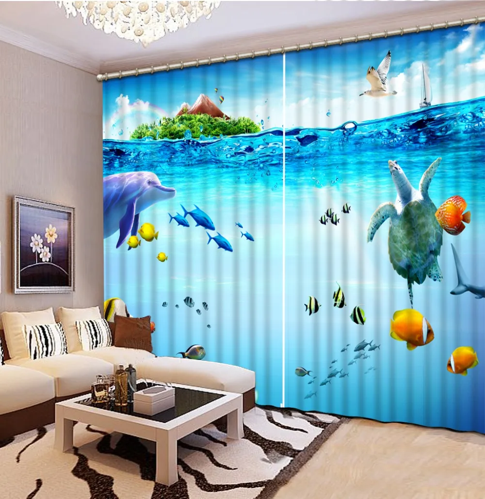 Современный Стиль 3d занавески печать живопись Гостиная Спальня украшение